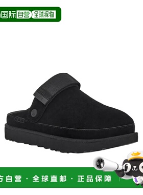 香港直邮UGG 徽标穆勒鞋 1138252BLK女鞋拖鞋一脚蹬半拖鞋