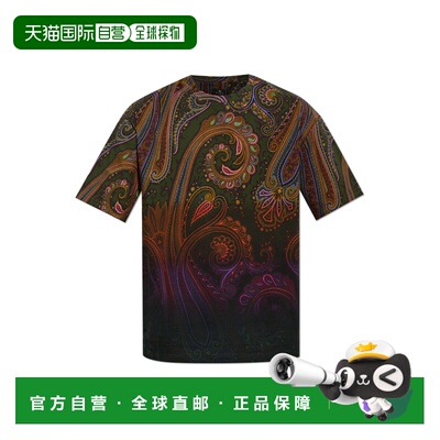 欧洲直邮etro/艾绰 男士 上装T恤短袖