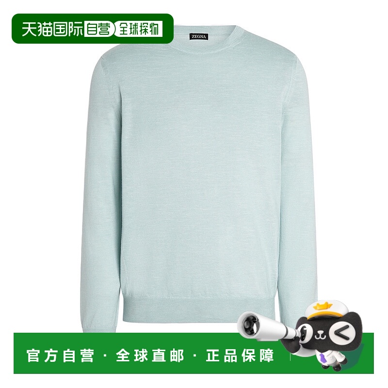 香港直邮Zegna 圆领针织衫 UFF91A9110长袖杰尼亚