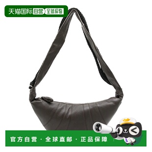 1h可退 香港直邮Lemaire 女士 中型牛角麵包拉鍊單肩包 BG0174LL0