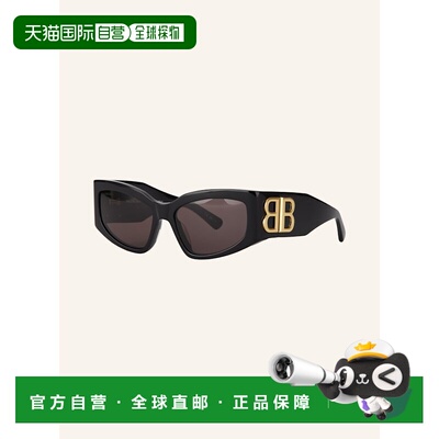 1h可退 欧洲直邮BALENCIAGA 女士太阳镜 100168203813000 CO 黑色