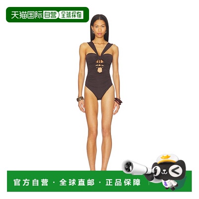 1h可退 香港直邮ZIMMERMANN 女士 Daylight 打结连身泳衣 5579WRS