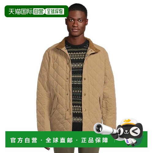 1h可退 香港直邮barbour 巴伯尔 男士 Shoveler 绗缝夹克