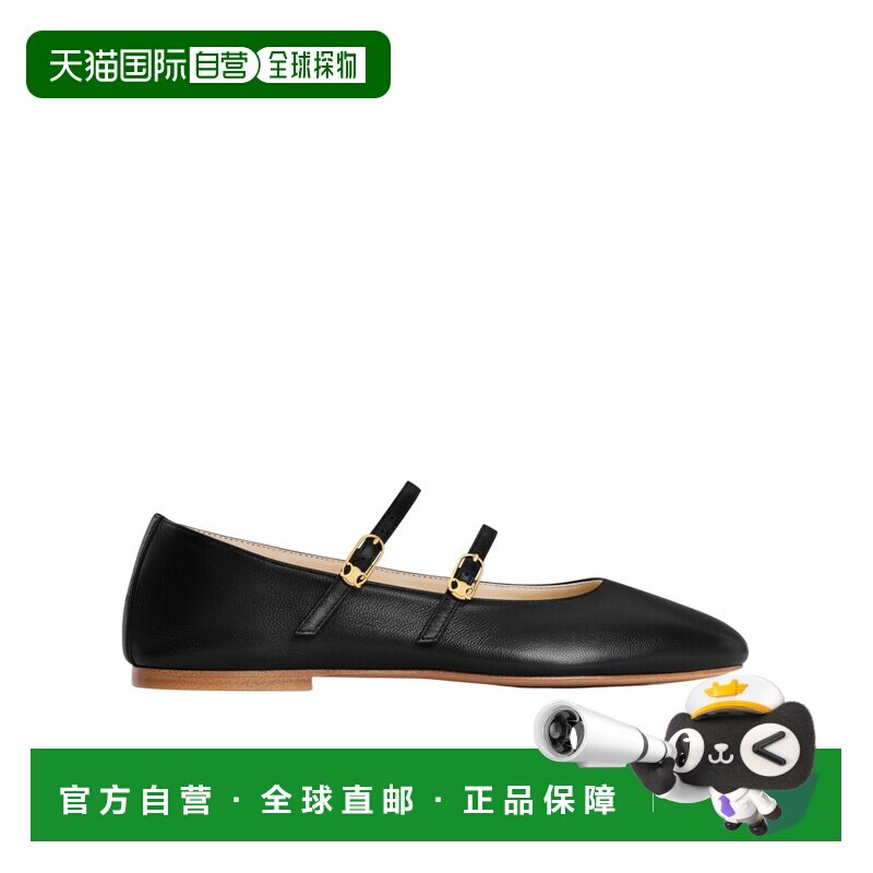 1h可退 香港直邮Celine LES BALLERINES羊皮革双袢带平底鞋 36020
