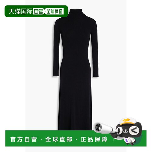香港直邮The Row 女士 针织中长连衣裙 7142Y622 black黑色 舒适