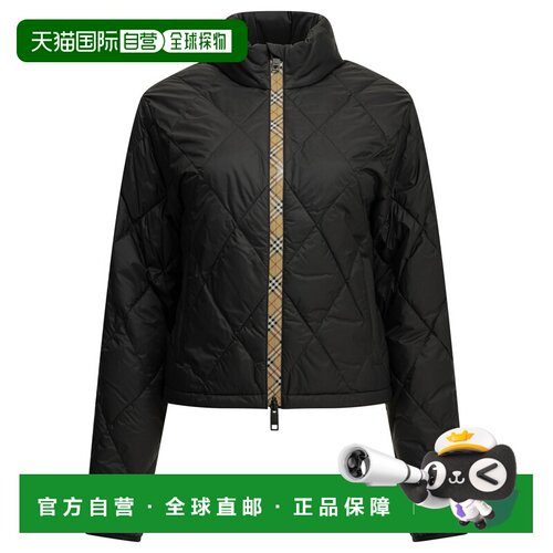 香港直邮BURBERRY 女士夹克 8122570 AW2026 黑色 