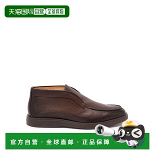 香港直邮SANTONI 男士商务休闲鞋 MGDT17823DKTKMPGT50DARKBROWN