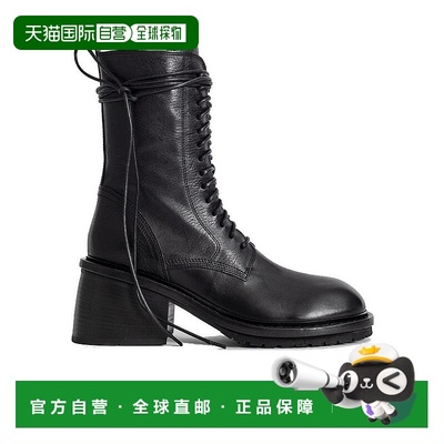 香港直邮Ann Demeulemeester 黑色高帮靴子女鞋 21012829380