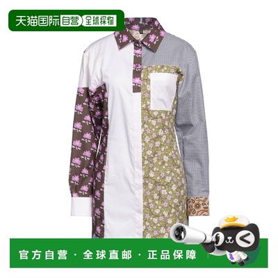 1h可退 香港直邮mcqueen 麦昆 女士 短款连衣裙 brown棕色 舒适时