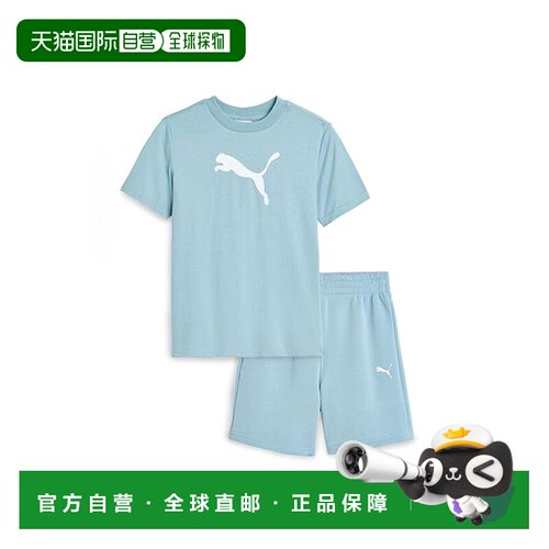 香港直邮Puma 彪马 男童 'Big Cat' T-shirt 抓绒短款套装(小童/)