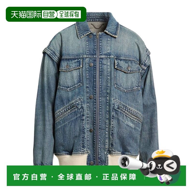 1h可退 香港直邮GOLDEN GOOSE 男士 牛仔布夹克 blue蓝色 舒适时,男装,夹克,淘宝优惠券,粉丝福利购,淘宝优惠卷