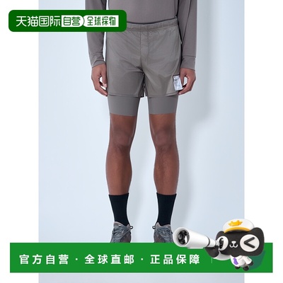 1h可退 香港直邮Satisfy 男士 层叠感比赛短裤 12046FA brown棕色