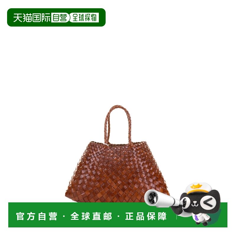 1h可退香港直邮DRAGON DIFFUSION 女士 大号编织手提包 8893TAN单图片