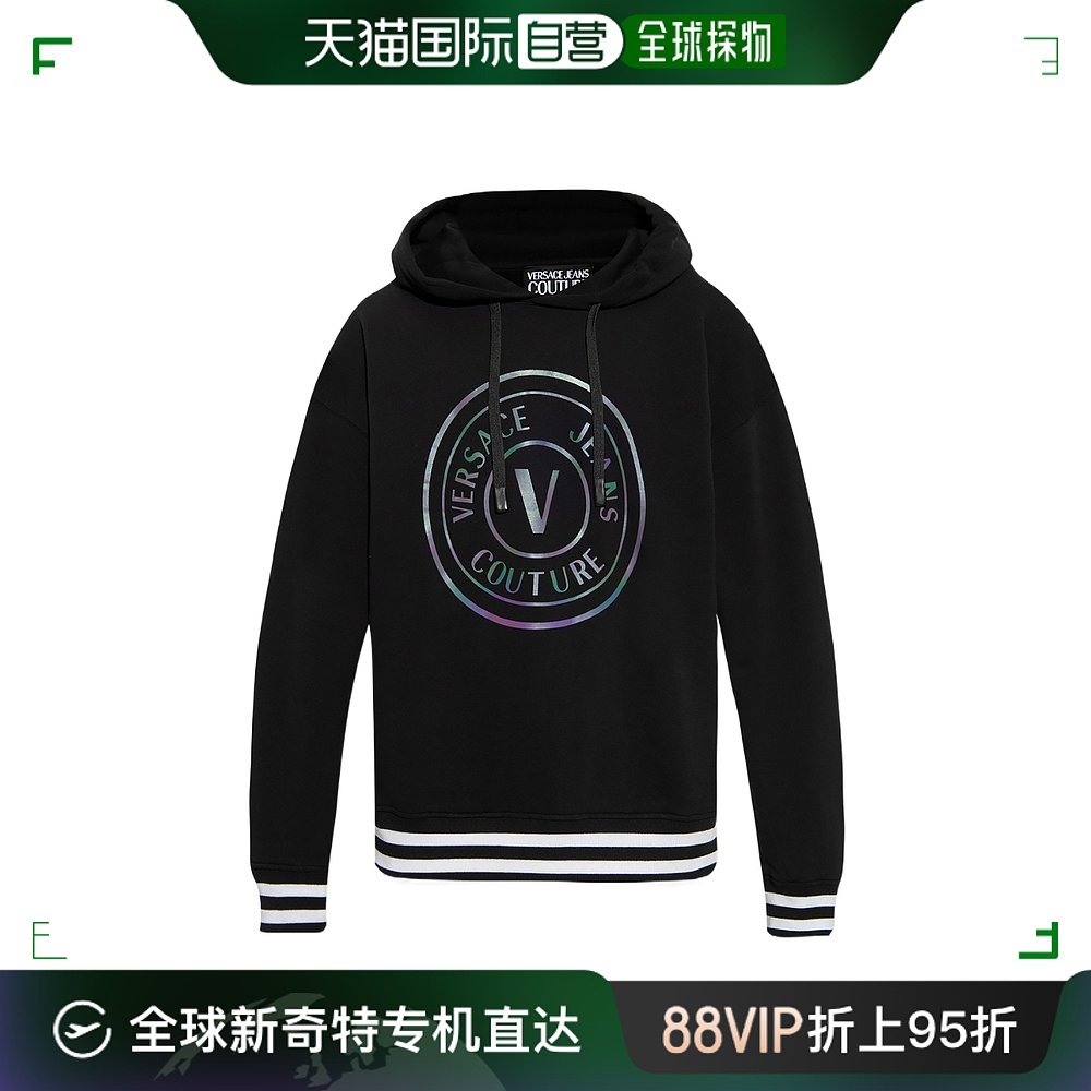 香港直邮Versace Jeans标志印花卫衣 73GAIG01CF00G