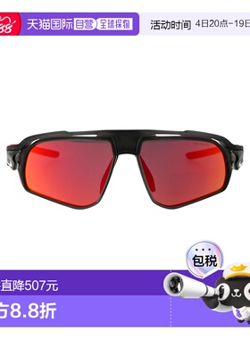 1h可退 香港直邮Nike 耐克 女士 灰色带红色镜面哑光烟煤色醋纤太