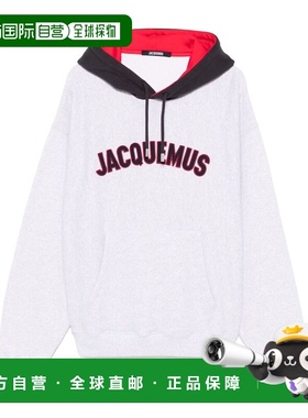 1h可退 香港直邮Jacquemus 男士 LE 棒球灰色连帽衫 25E255JS3112