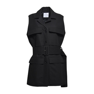 Courreges 1h可退 香港直邮Courreges 女士 126CMA269CO 黑色夹克