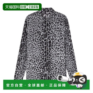 香港直邮Versace 10198861A15853 Leopard真丝衬衫