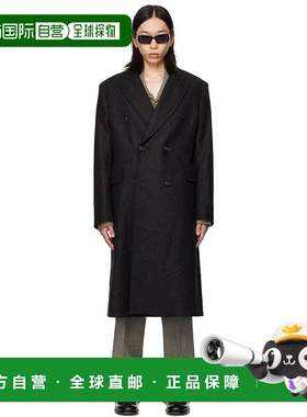 香港直邮Our Legacy 男士 灰色 Whale 大衣 M4251WG西装呢大衣