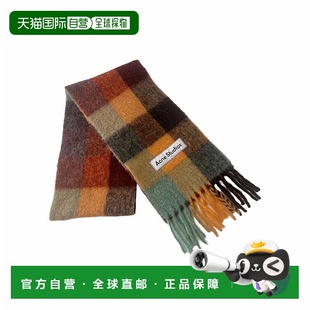 CA0084时尚 1h可退 格纹细节围巾 Studios 休闲高级 香港直邮Acne