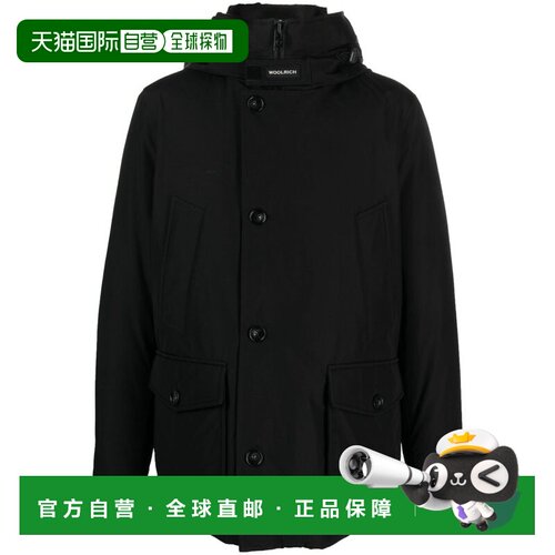 香港直邮Woolrich 沃尔里奇 男士 黑色锦纶休闲夹克 CFWOOU0771MR