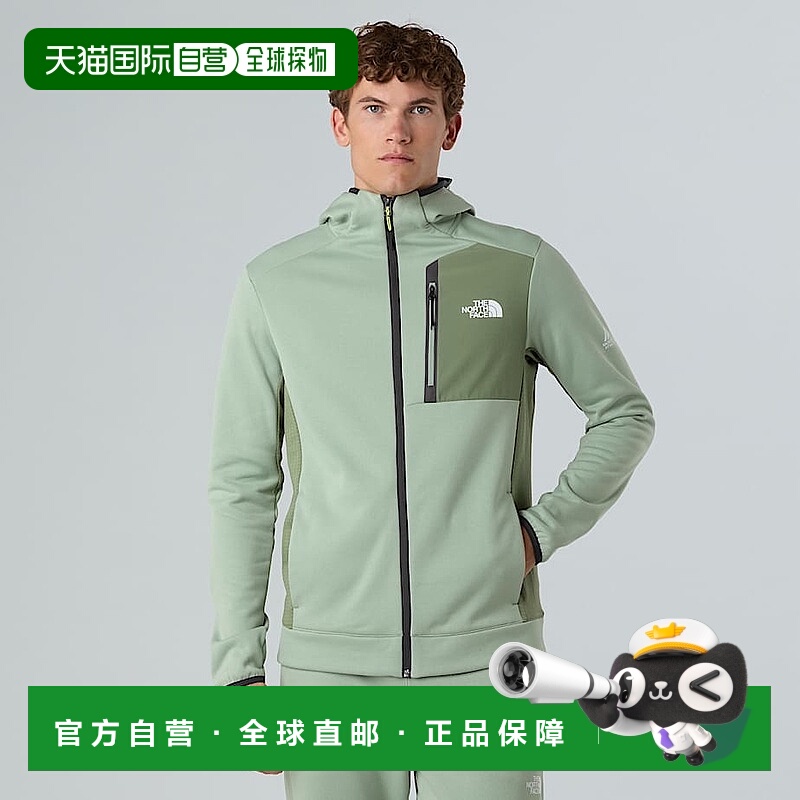 自营欧洲直邮北面 Mountain Athletics男士拉链连帽外套 THE NORT