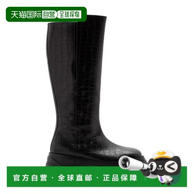 自营欧洲直邮Axel Arigato Blyde鳄鱼纹高筒靴长筒靴