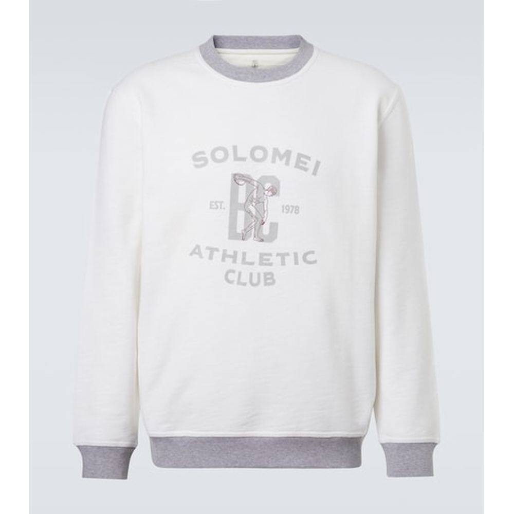 香港直邮Brunello Cucinelli 布内罗 古奇拉利 男士 印花棉质亚麻