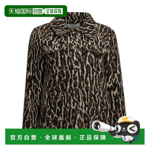 香港直邮GANNI甘尼LEOPARD女士外套 【付后1h可退】
