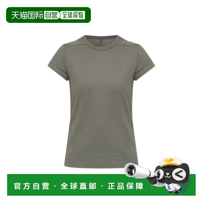 香港直邮RICK OWENS 女士T恤 RP01F6235JA35 SS2026 灰色 T-shirt