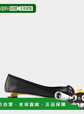 香港直邮mcqueen 亚历山大 麦昆 女士 Armadillo平底芭蕾舞 79757