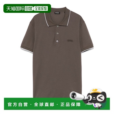 香港直邮Zegna LOGO刺绣Polo衫 UF358A9F746杰尼亚男装