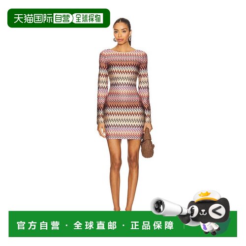 1h可退 香港直邮MISSONI 米索尼 女士 短款连衣裙 DS25WG0J包臀裙