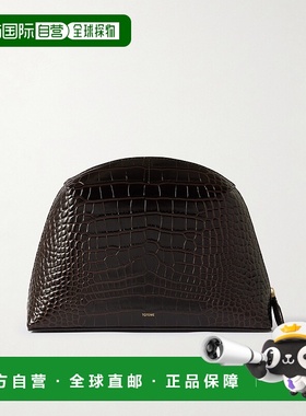 1h可退 香港直邮TOTÊME 女士 鳄鱼皮革感皮革手包 254WAM0055LE00