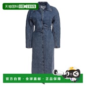 blue蓝色 1h可退 舒 牛仔风衣 AA9M1067T535A 香港直邮alaia 女士