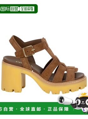 1h可退 香港直邮Prada 圆头高跟凉鞋 1X266O054F090