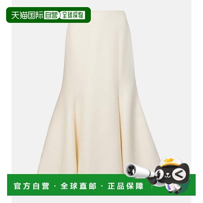 香港直邮Gabriela Hearst 女士 Patterson 真丝羊毛中长半身裙
