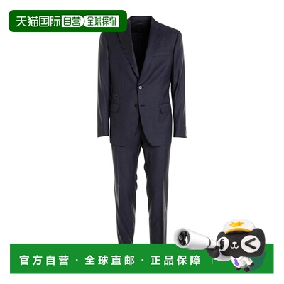 香港直邮BRIONI 男士西服 RAOB21PZA180000 CO 蓝色 V Neck Doubl