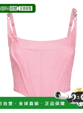 香港直邮Versace 徽标提花紧身胸衣性感背心吊带 78I-A86004