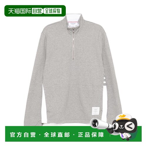 香港直邮Thom Browne 领口拉链卫衣 MJT503A03037