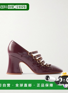 Chloe 蔻依 女士 紫色皮质浅口鞋高跟鞋 女鞋单鞋CHC25A11COL