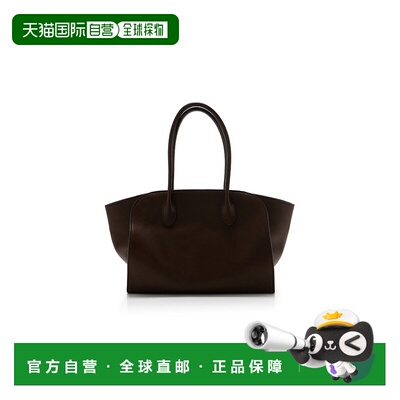 香港直邮The Row 女士 Marlo 12 皮革手提包 brown棕色 舒适时尚