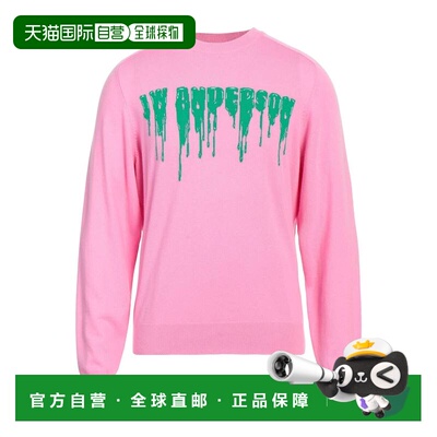 香港直邮J.W. Anderson 男士 毛衣 pink粉色 舒适时尚