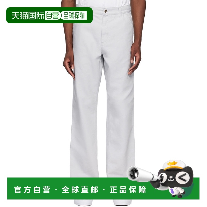 香港直邮Carhartt 卡哈特 男士 灰色 Single Knee 长裤 I031497