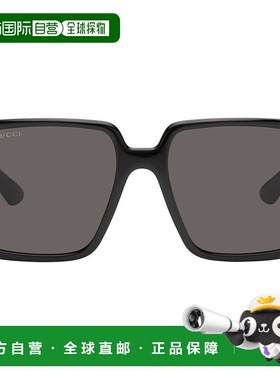 香港直邮Gucci 古驰 女士 黑色 Square Frame 太阳镜 GG1692S