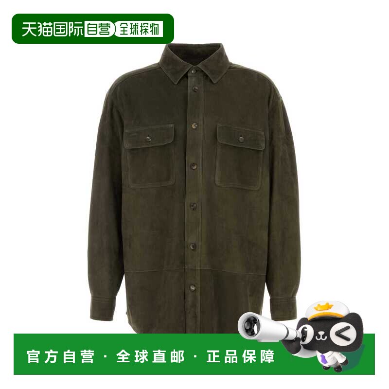 1h可退 香港直邮LOEWE 男士衬衫 H526Y31L56KHAKIGREEN SS2026 绿
