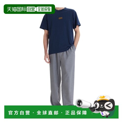 1h可退 香港直邮VERSACE JEANS 男士T恤 80GAHT05CJ00TG83 SS2026