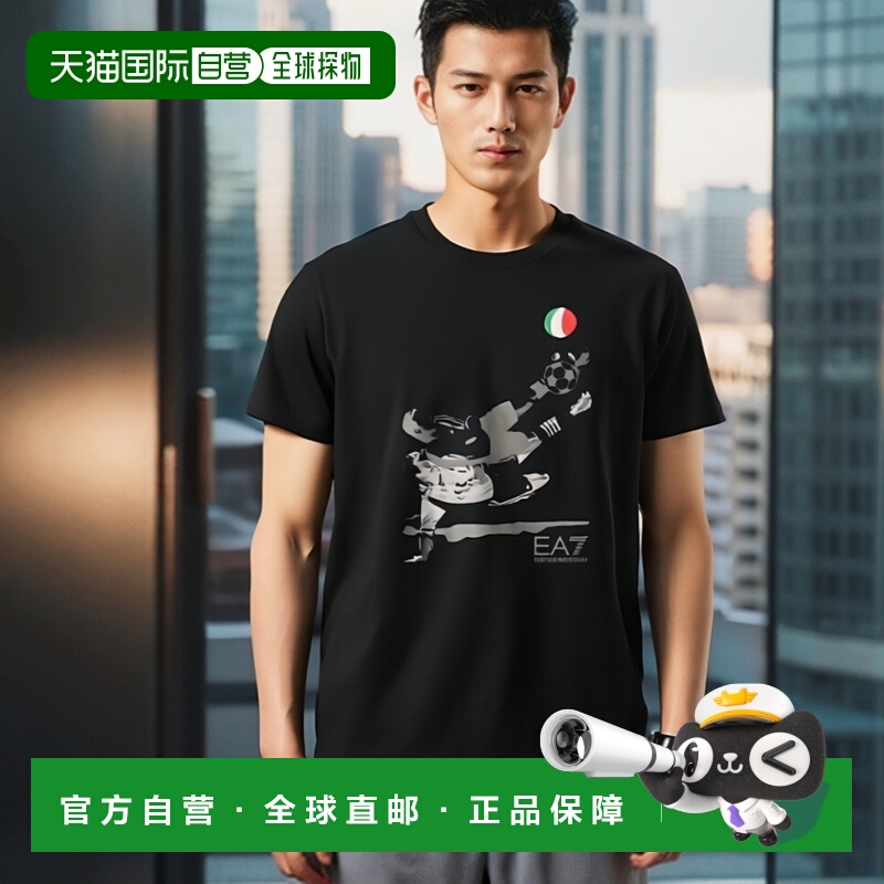 香港直邮EA7 Emporio Armani logo圆领T恤 2736894A206阿玛尼
