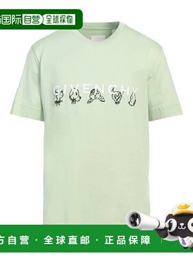 香港直邮Givenchy 纪梵希 男士 T恤 green绿色 舒适时尚