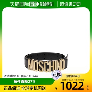 A80078001555 香港直邮Moschino 徽标皮带